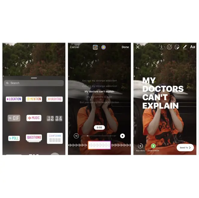 The social media battle for attention rages on as 'song lyrics' become the latest feature on multiple platforms | News | LIVING LIFE FEARLESS