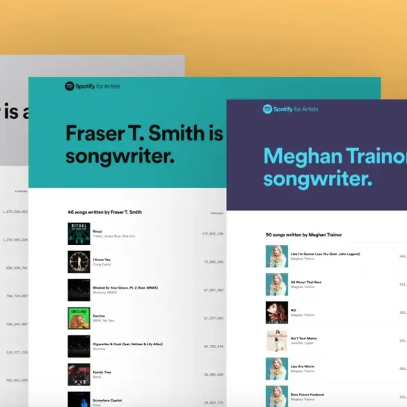 Spotify shows love to Songwriters by launching new dedicated pages and playlists | News | LIVING LIFE FEARLESS