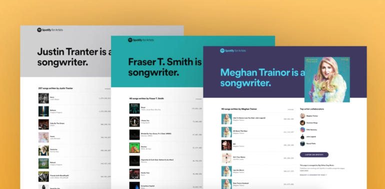 Spotify shows love to Songwriters by launching new dedicated pages and playlists | News | LIVING LIFE FEARLESS