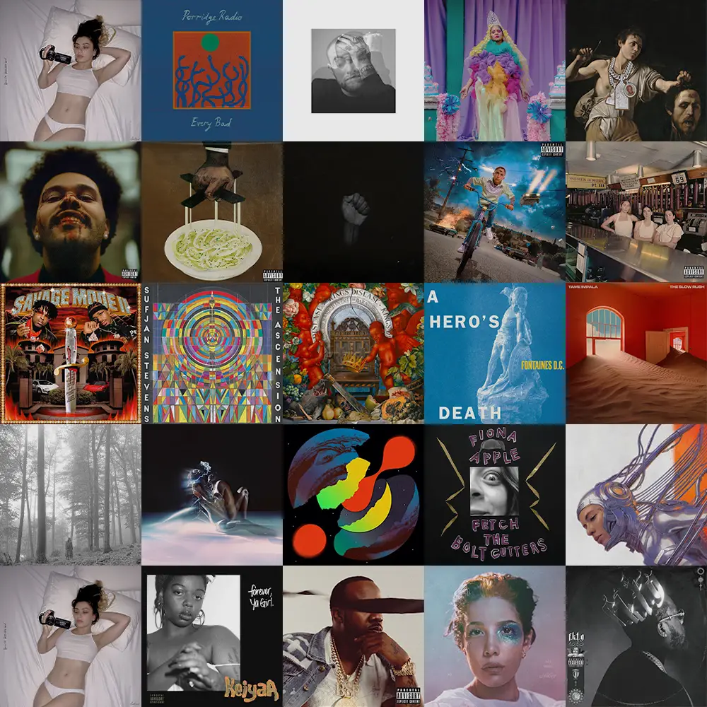 THE Official List Of The Top 25 Albums of 2020 » LIVING LIFE FEARLESS