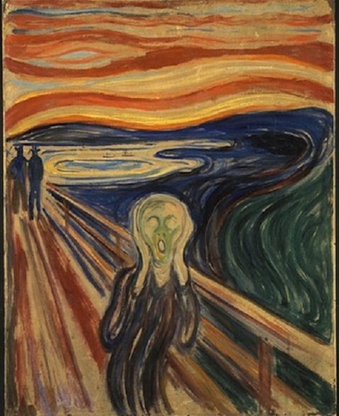 The mystery surrounding the inscription on Munch's 'The Scream' painting has been resolved | News | LIVING LIFE FEARLESS
