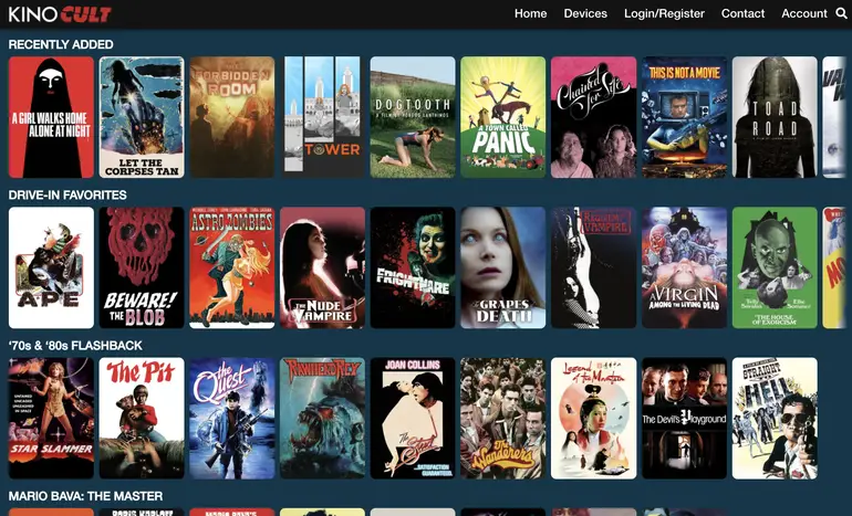 New Film Streaming Service Kino Cult Will Try To Stick To Cult Movies | News | LIVING LIFE FEARLESS