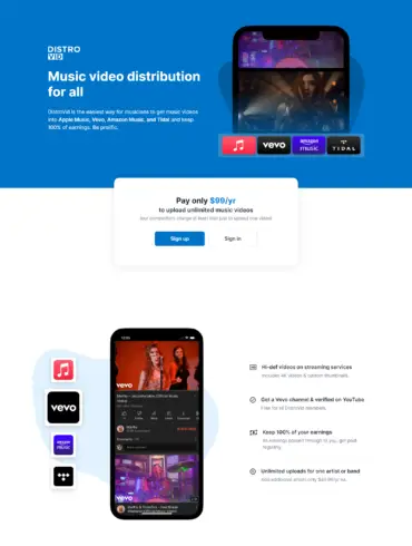 Music Distributor DistroKid will Let Artists Upload ‘Unlimited’ Number of Videos | News | LIVING LIFE FEARLESS