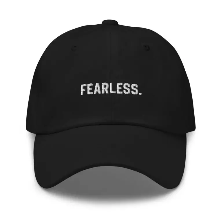 FEARLESS. Dad Hat | Shop | LIVING LIFE FEARLESS