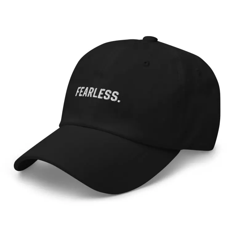 FEARLESS. Dad Hat | Shop | LIVING LIFE FEARLESS