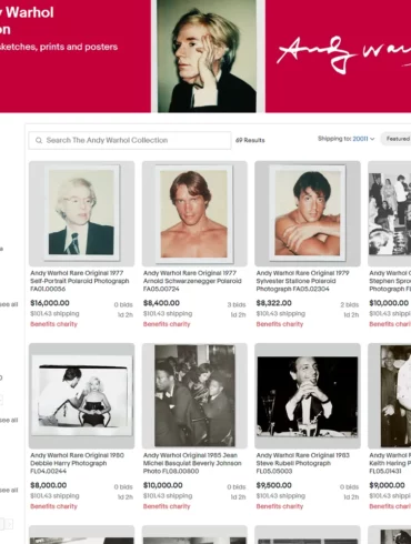 A Massive Official Andy Warhol Auction is Happening On eBay News | LIVING LIFE FEARLESS