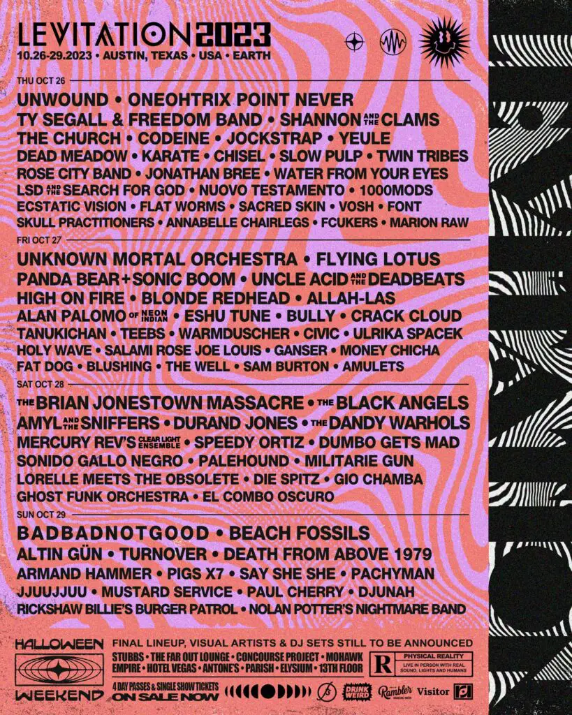 Levitation 2023 Announces First Wave of Lineups for their Festival | News | LIVING LIFE FEARLESS