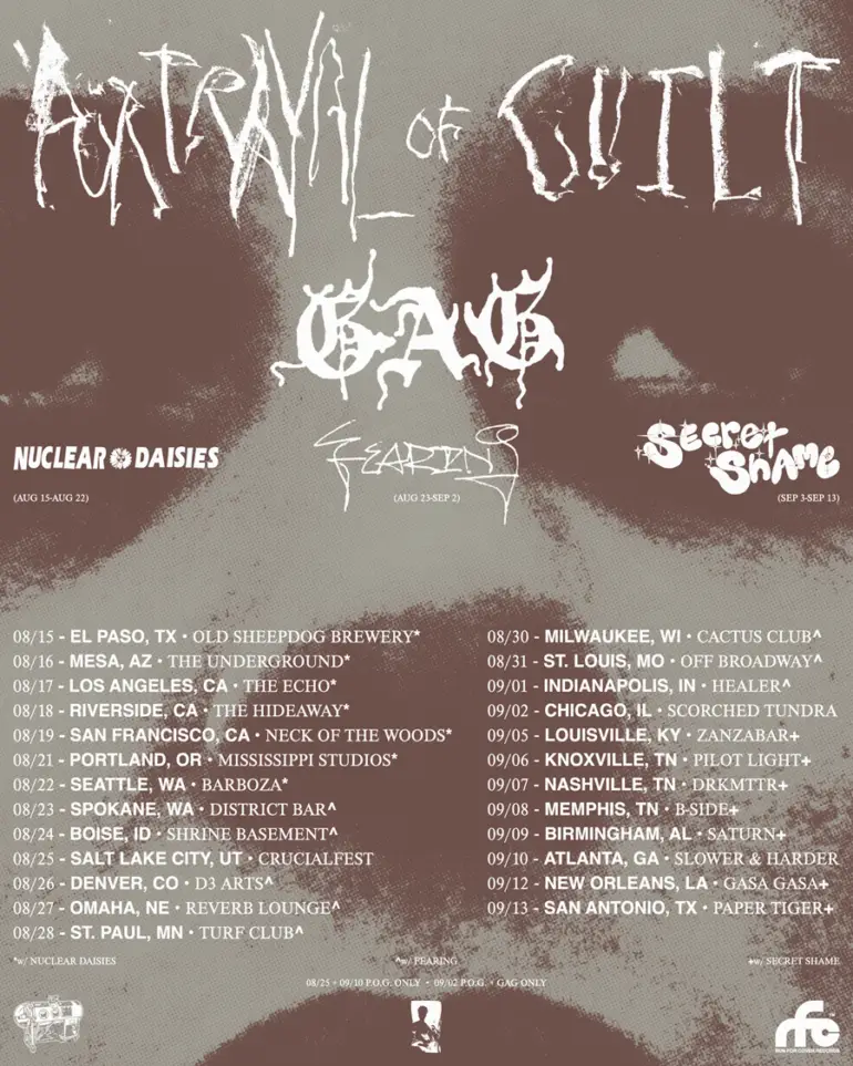 Portrayal of Guilt Announce Headlining U.S. Summer Tour | Latest Buzz | LIVING LIFE FEARLESS