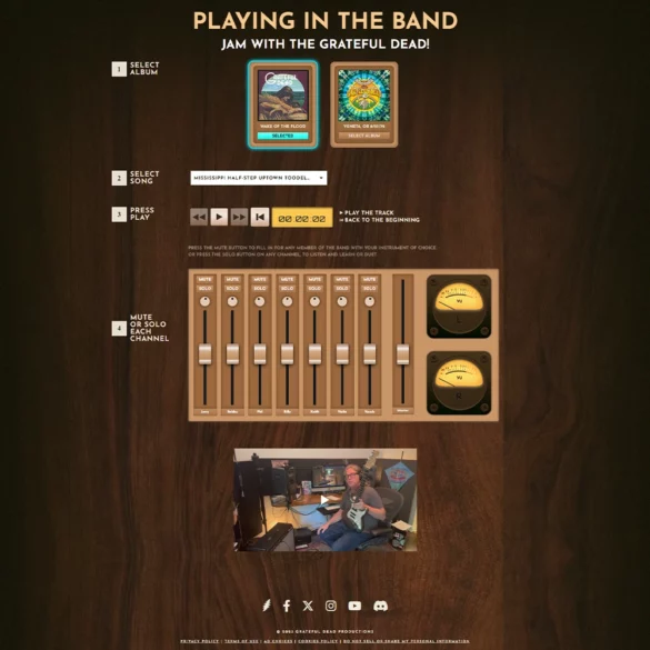 For the ‘Wake of the Flood’ Reissue, The Grateful Dead Introduce an Interactive Mixing Board | News | LIVING LIFE FEARLESS