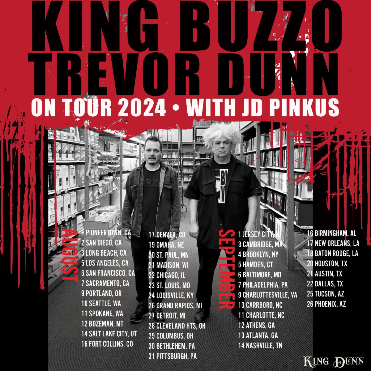 King Buzzo (Melvins) & Trevor Dunn (Mr. Bungle) Announce U.S. Summer Tour | Latest Buzz | LIVING LIFE FEARLESS