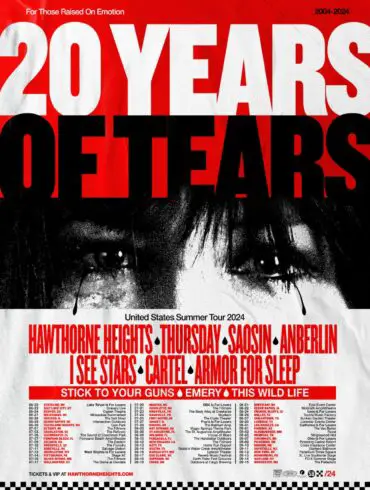 The 20 Years of Tears Tour Featuring Hawthorne Heights & More Coming This Summer | Latest Buzz | LIVING LIFE FEARLESS