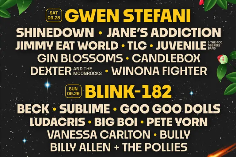 Blink-182 & Gwen Stefani Headline Inaugural South Star Music Festival in Huntsville, AL | Latest Buzz | LIVING LIFE FEARLESS