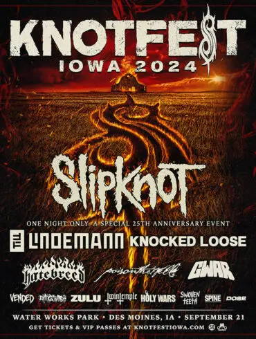 Knotfest Announces 2024 Lineup: SLIPKNOT, Till Lindemann, Knocked Loose, and More | Latest Buzz | LIVING LIFE FEARLESS