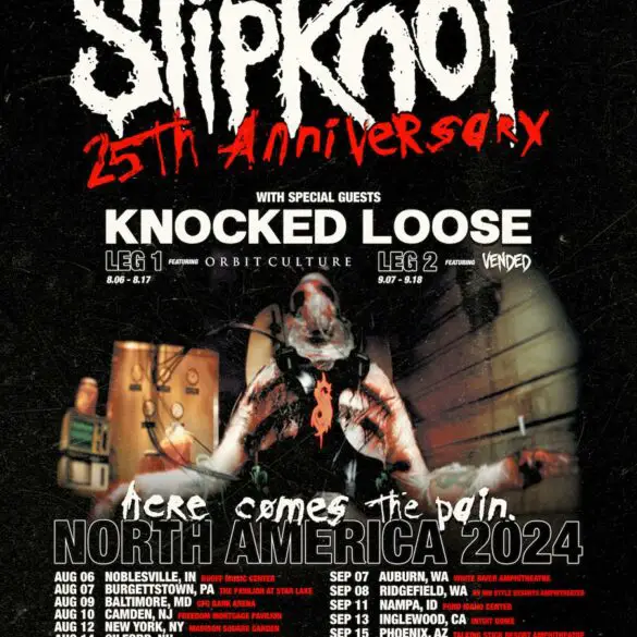 Slipknot Announce 'Here Comes The Pain' Summer Arena Tour | Latest Buzz | LIVING LIFE FEARLESS
